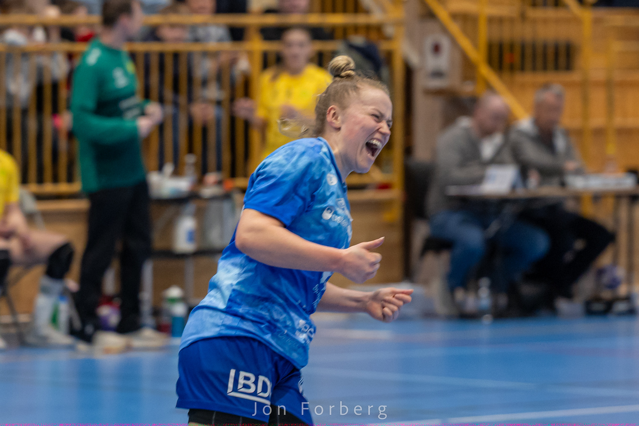 Maja var nok en gang i scoringshumør, og scoret på sju av sju avslutninger mot Oppsal. Bildet er fra onsdagens hjemmekamp mot Fjellhammer. Foto: Jon Forberg